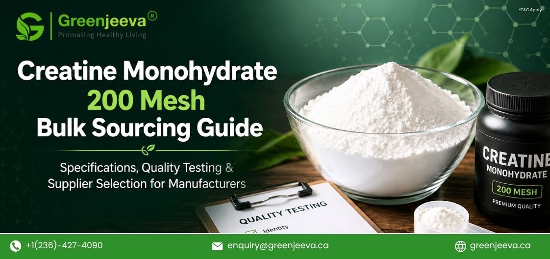 Creatine Monohydrate Powder 200 Mesh: Specifications, Sourcing & Manufacturing Guide